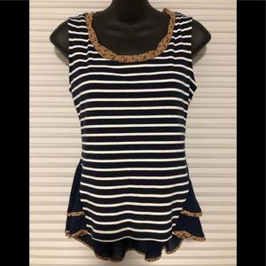 Cute trendy sleeveless top
